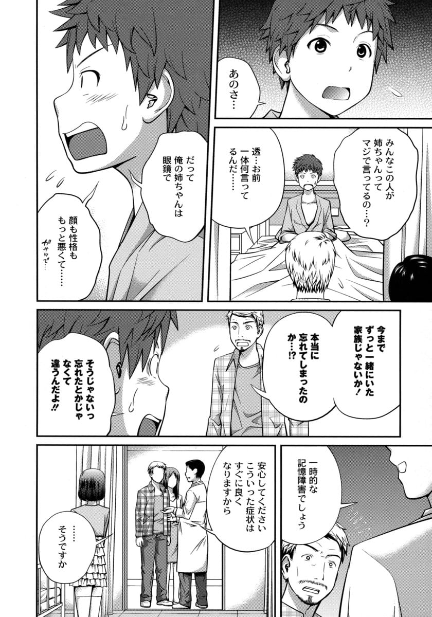 【長編エロ漫画・第2話】パラレルワールドに入り込んだ弟！別世界の姉は可愛くてエッチだった！弟チンポをフェラして挿入！近親相姦で中出しまでしちゃう姉弟！【椿十四郎】