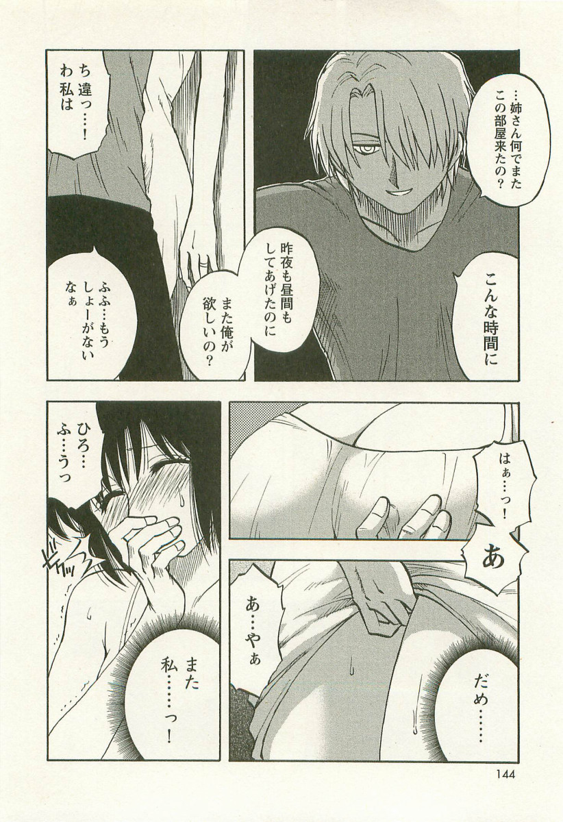 【エロ漫画】弟と二人きりで暮らし、互いの寂しさを埋めるように距離を縮めるお姉さん。過去を謝り、ずっと一緒にいると約束する【前田千石：SISTER MOON】